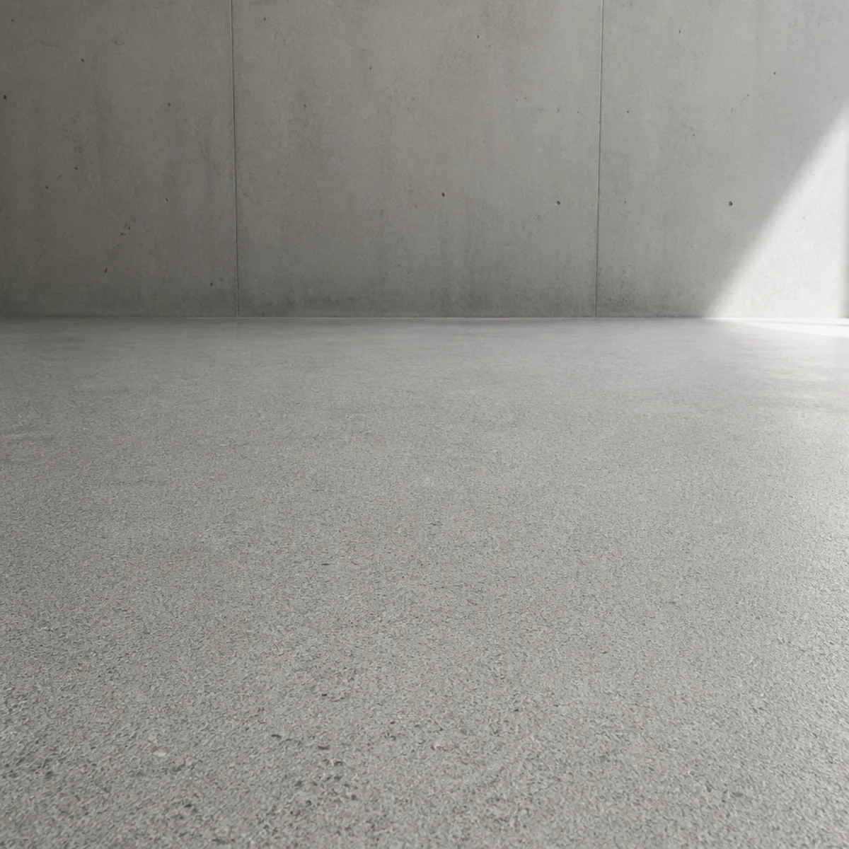 Freshly ground concrete profile ready for coating