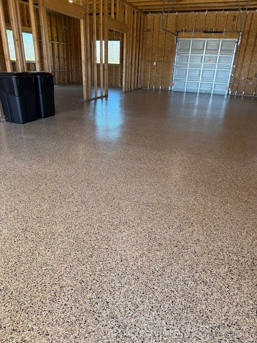 Coated concrete in a high-traffic Texas facility